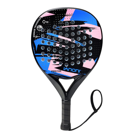 Paddle Tennis Racket Carbon Fiber Surface with EVA Memory Flex Foam Core Paddle Rackets