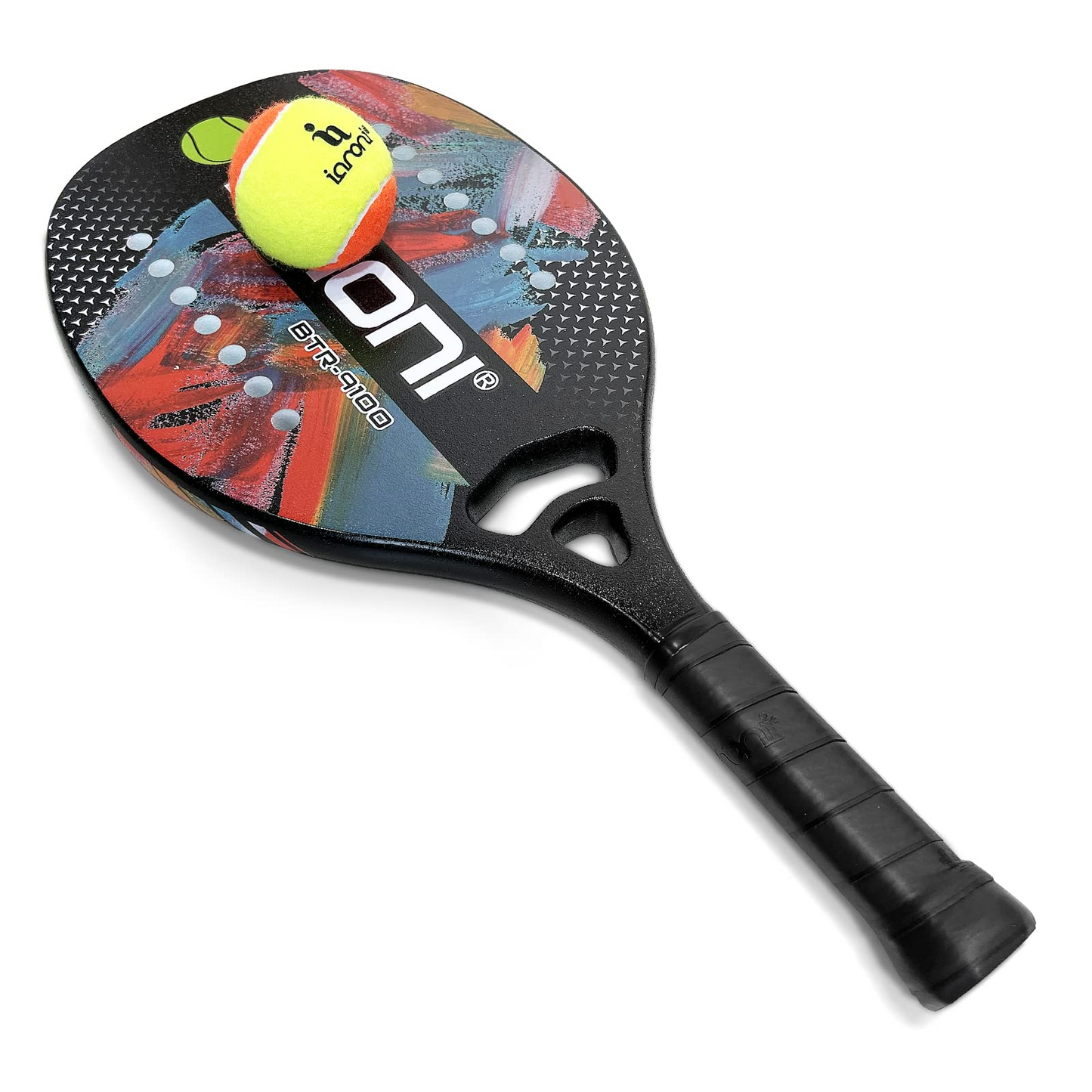 IANONI Beach Tennis Paddle Beach Tennis Racket Set Carbon Fiber with EVA Memory Foam Core Tennis Padel