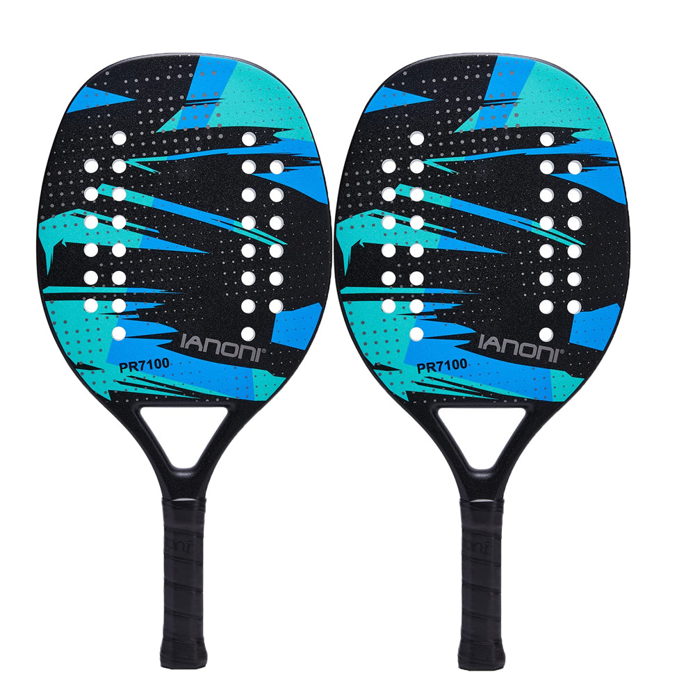 IANONI Beach Tennis Paddle Beach Tennis Racket Carbon Fiber with EVA Memory Foam Core Tennis Paddles