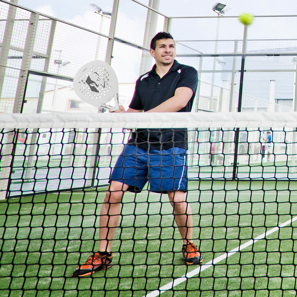 Paddle Tennis Racket Carbon Fiber Surface with EVA Memory Flex Foam Core Paddle Rackets