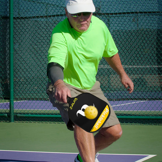 Pickleball Paddles Set of 2 Premium Lightweight Graphite Rackets Polyprapylene Honeycomb Core,2 Paddle Covers&4 outdoor pickleballs