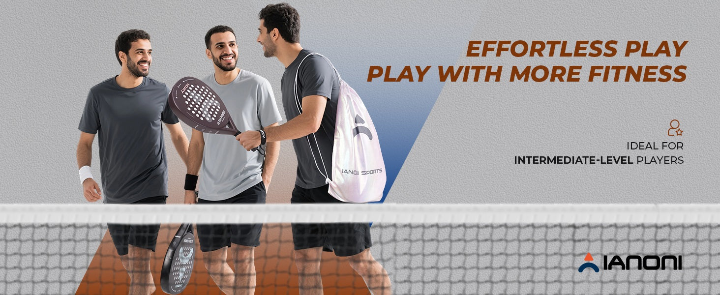 Rough surface Padel Racket – IANONI