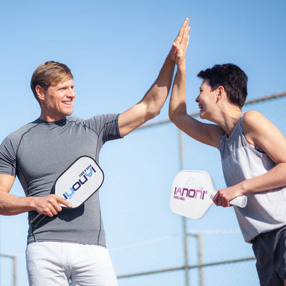 IANONI Pickleball Paddle - Carbon Abrasion Surface with High Grit & Spin, Pickleball Paddle with Polypropylene Honeycomb Core