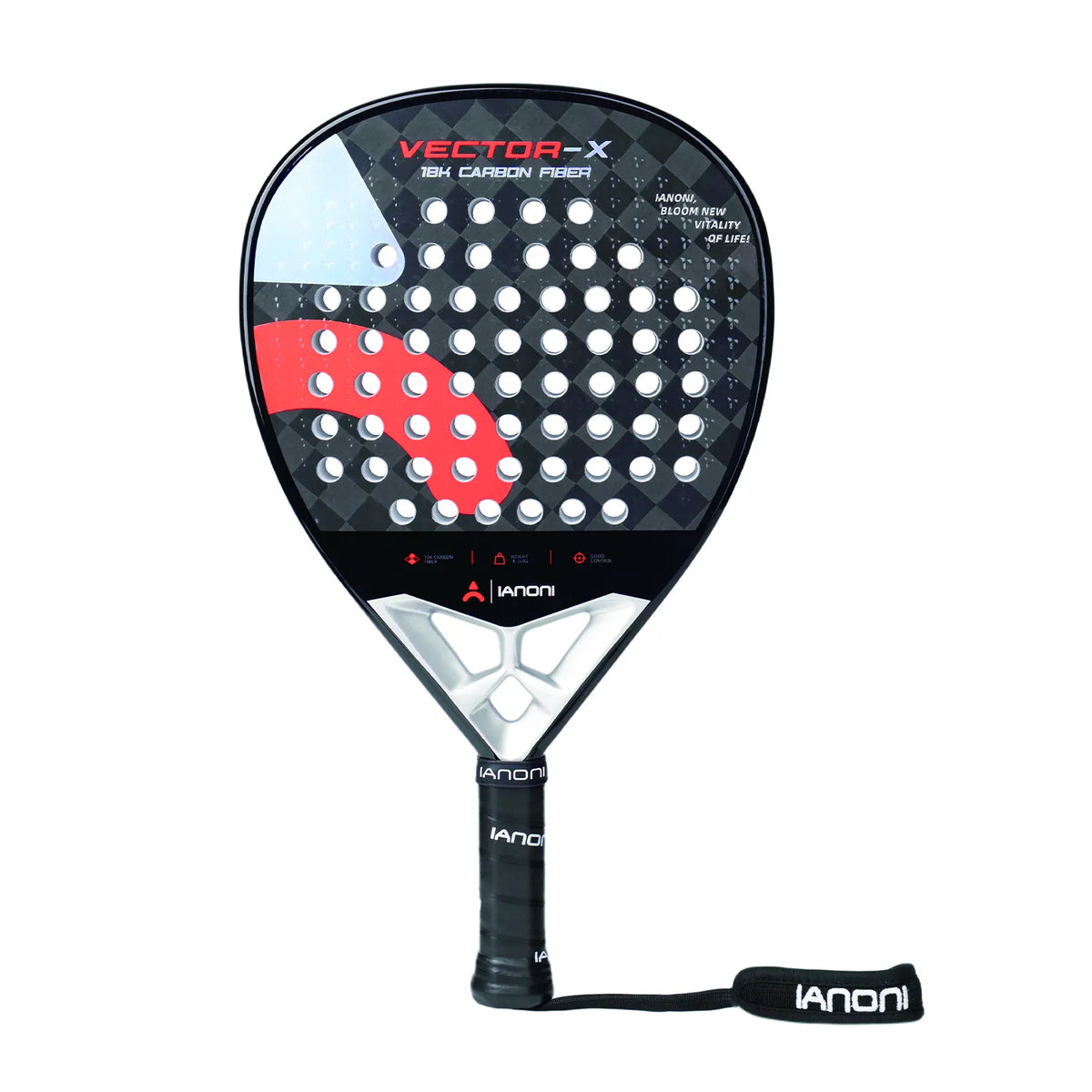 IANONI VECTOR-X Padel Racket – Orange