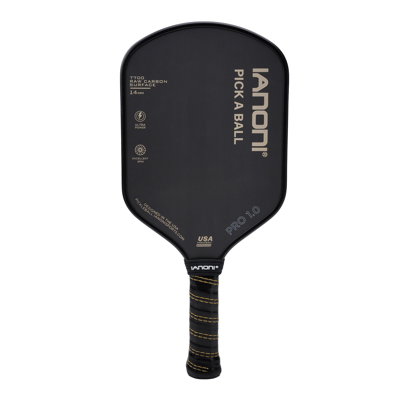 Paletta Da Pickleball In Fibra Di Carbonio T700 – Leggera Con Nucleo A Nido D’Ape