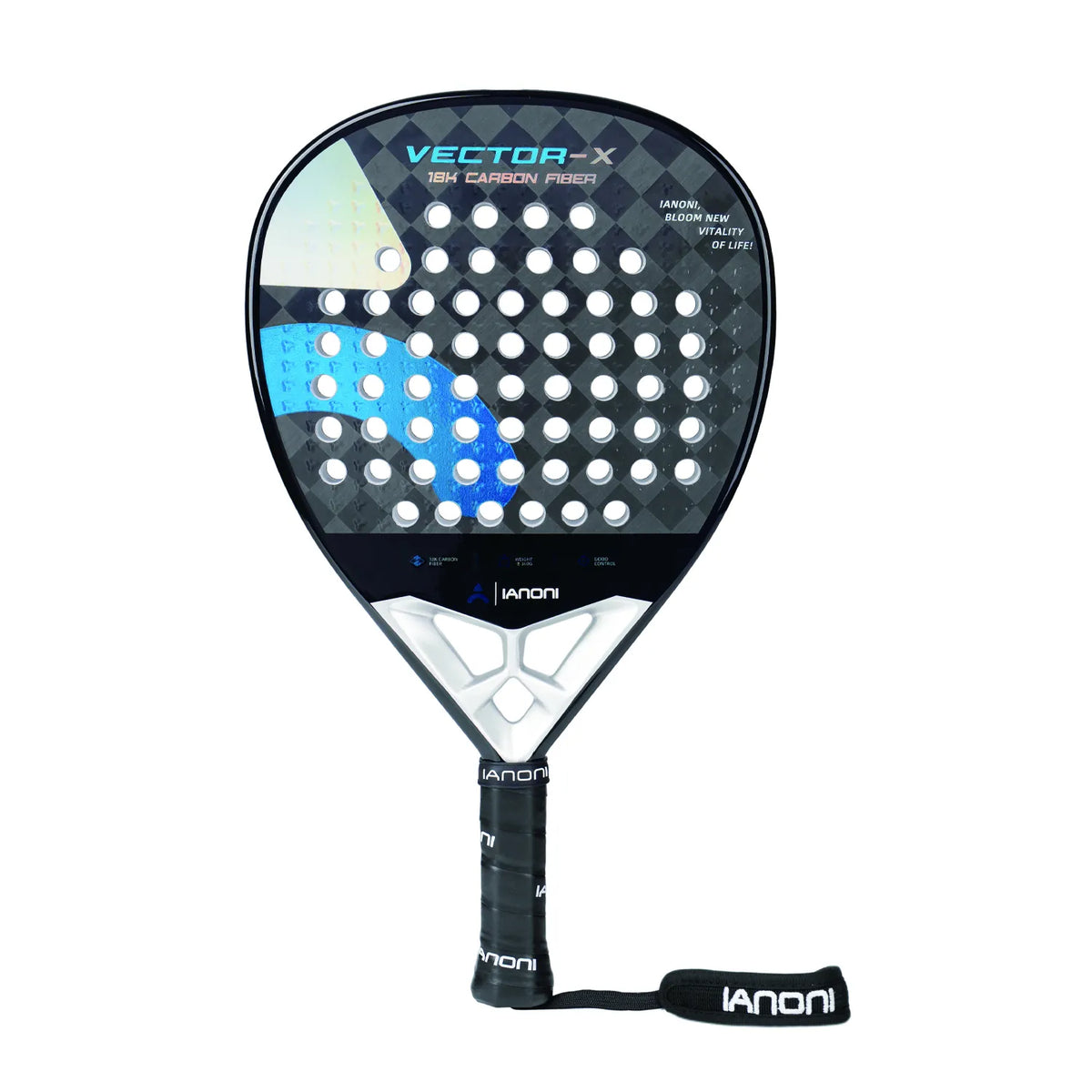 IANONI VECTOR-X Padel Racket – Royal Blue