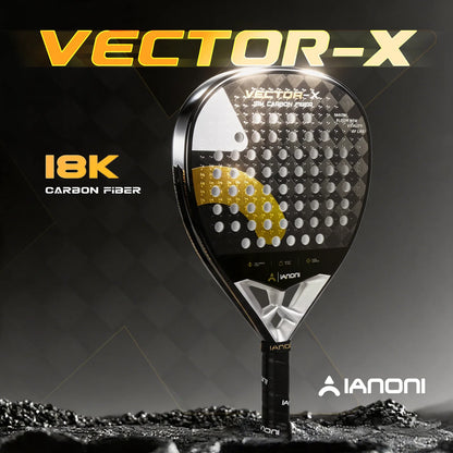 IANONI VECTOR-X Padel Racket – Gold