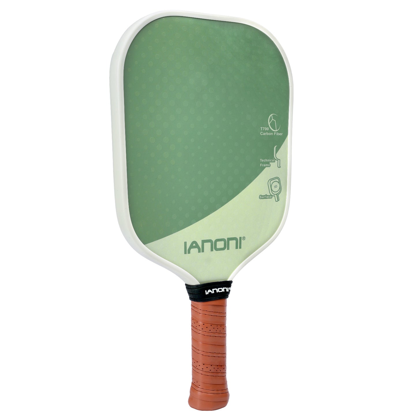 IANONI Optimum 3D Carbon Fiber Pickleball Paddles , Extreme Spin Technology for Increased Control,Graphite Pickleball Rackets with Large Sweet Spot or Head-Heavy Balance