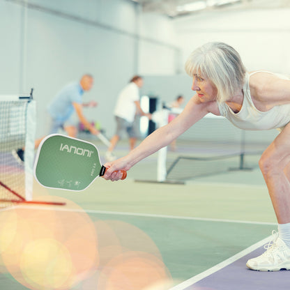 IANONI Optimum 3D Carbon Fiber Pickleball Paddles , Extreme Spin Technology for Increased Control,Graphite Pickleball Rackets with Large Sweet Spot or Head-Heavy Balance