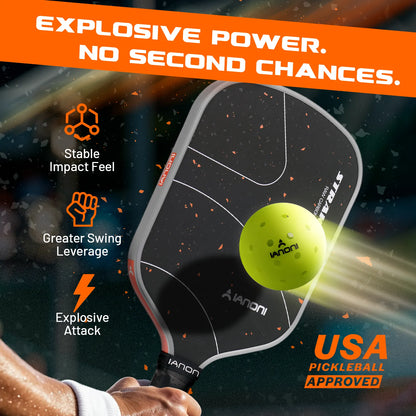 IANONI STRAK V1-P Pickleball Paddle – Orange