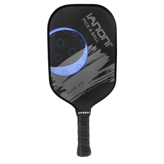IANONI Pickleball Paddle - Featherweight Carbon Friction Textured Surface with High Grit & Spin and Agility, Super Lightweight Pickleball Rackets with Highly Flexible and Fast Shot