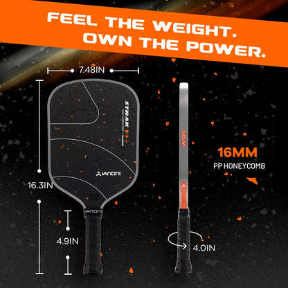 IANONI STRAK V1-P Pickleball Paddle – Orange