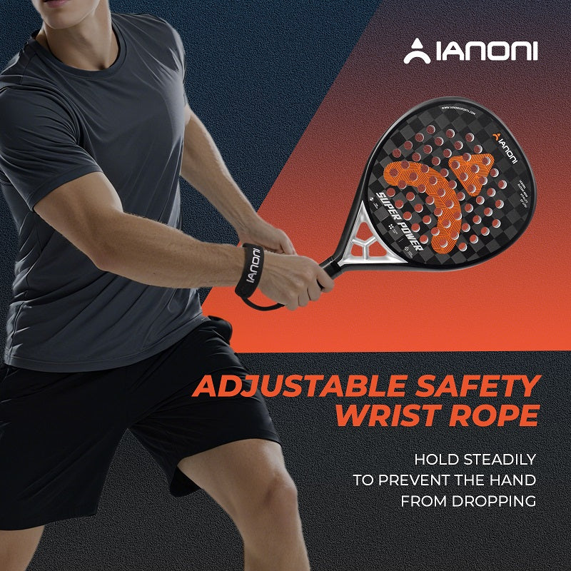 IANONI 18K carbon fiber rough surface SUPER POWER padel racket