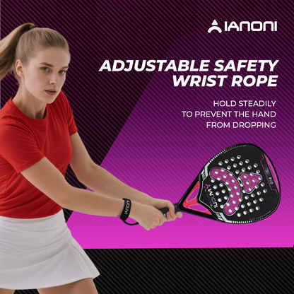 IANONI padel racket force pro 3K carbon fiber glossy 360g 38mm EVA core new design paddle racket