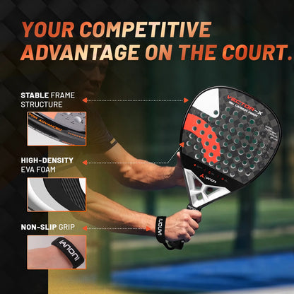 IANONI VECTOR-X Padel Racket – Orange