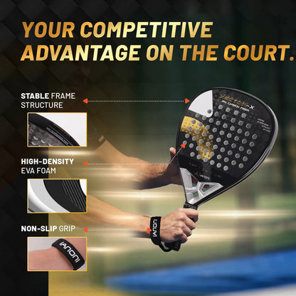 IANONI VECTOR-X Padel Racket – Gold