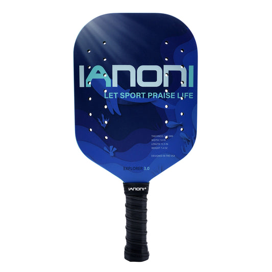 IANONIPickleball Concept Paddle | EVA Foam Core, RP2 Grit Coating, Edgeless Core Molding System Performance, High Grade Carbon Fiber | Spin, Control and Power