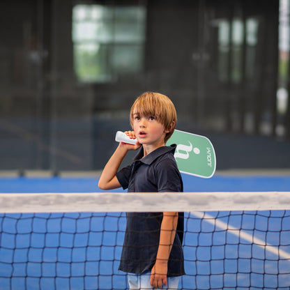 IANONI Pickleball Paddle for Kids – Child Size Paddle for Children 12 and Under, Fiberglass Surface & Polypropylene Honeycomb Polymer Core | Premium Grip