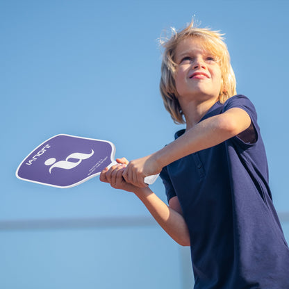 IANONI Pickleball Paddle for Kids – Child Size Paddle for Children 12 and Under, Fiberglass Surface & Polypropylene Honeycomb Polymer Core | Premium Grip