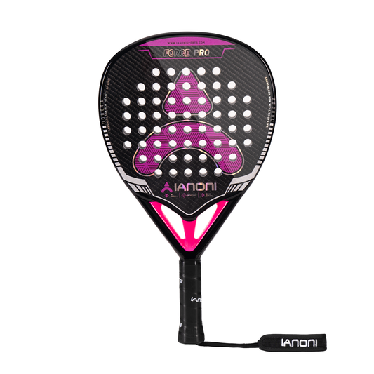 IANONI padel racket force pro 3K carbon fiber -glossy 360g 38mm EVA core new design paddle racket