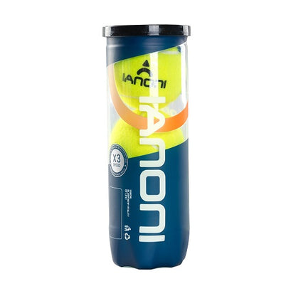 IANONI Padel Ball PRO 45% Wool Pressurized Can, 3 Padel Balls