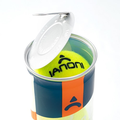 IANONI Padel Ball PRO 45% Wool Pressurized Can, 3 Padel Balls