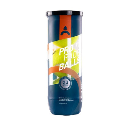 IANONI Padel Ball PRO 45% Wool Pressurized Can, 3 Padel Balls