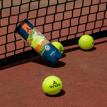 IANONI Padel Ball PRO 45% Wool Pressurized Can, 3 Padel Balls