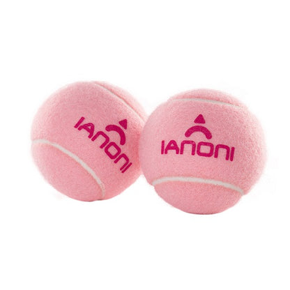 IANONI Padel Ball PRO Light Pink (High-performance) 45% Wool, pressurized can, 3 balls
