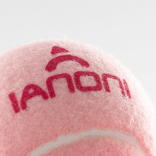 IANONI Padel Ball PRO Light Pink (High-performance) 45% Wool, pressurized can, 3 balls