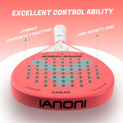 IANONI SUPER POWER Watermelon Red Carbon fiber Padel Racket