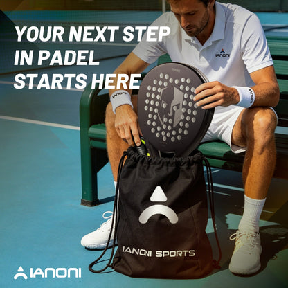 IANONI PR670 Black Mask Carbon Fiber Padel Racket