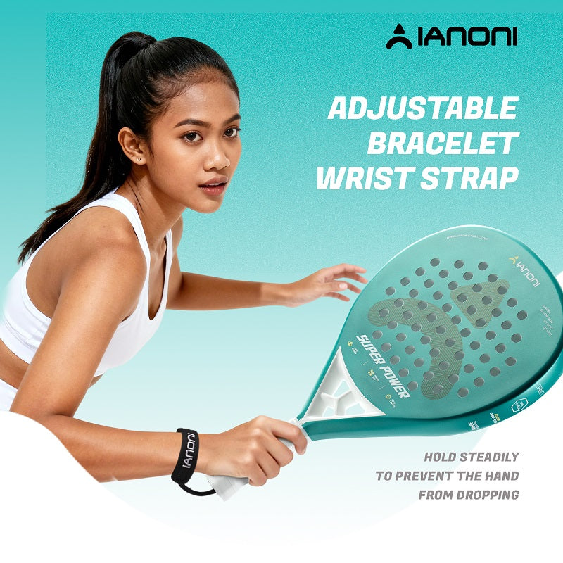 IANONI SUPER POWER Green Carbon fiber Paddle Tennis Racket