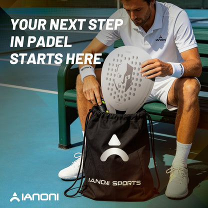 IANONI PR660 White Carbon Fiber Padel Racket