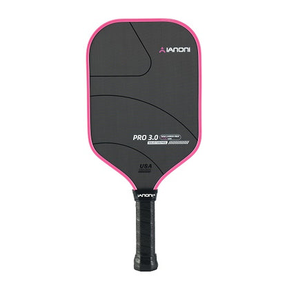 IANONI Pro 3.0 Pickleball Paddle Pink T700 Raw Carbon PP Honeycomb