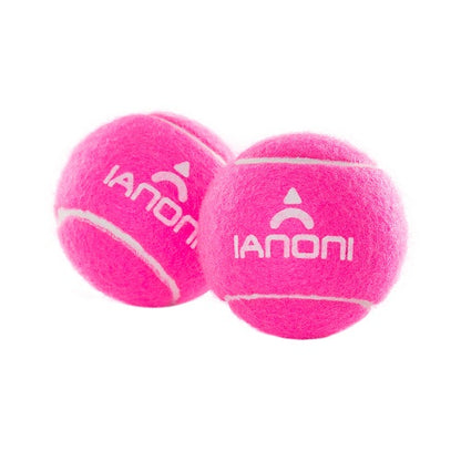 IANONI Padel Ball PRO Rose Red (High-performance) 45% Wool, pressurized can, 3 balls