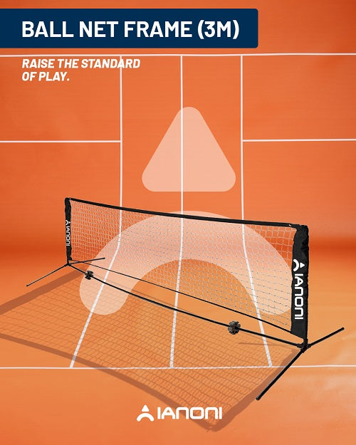 IANONI 3-meter portable pickleball net