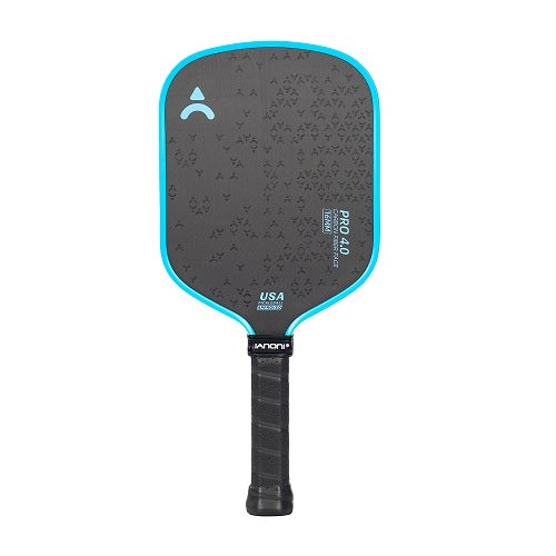 IANONI Pro 4.0 Blue Pickleball Paddle Raw Carbon Fiber PP Honeycomb