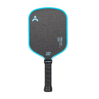 IANONI Pro 4.0 Blue Pickleball Paddle Raw Carbon Fiber PP Honeycomb