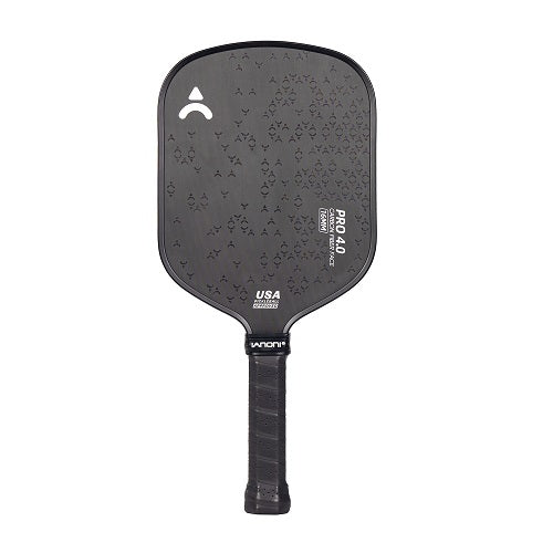 IANONI Pro 4.0 Blue Pickleball Paddle Raw Carbon Fiber PP Honeycomb