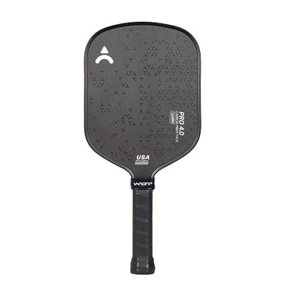 IANONI Pro 4.0 Blue Pickleball Paddle Raw Carbon Fiber PP Honeycomb