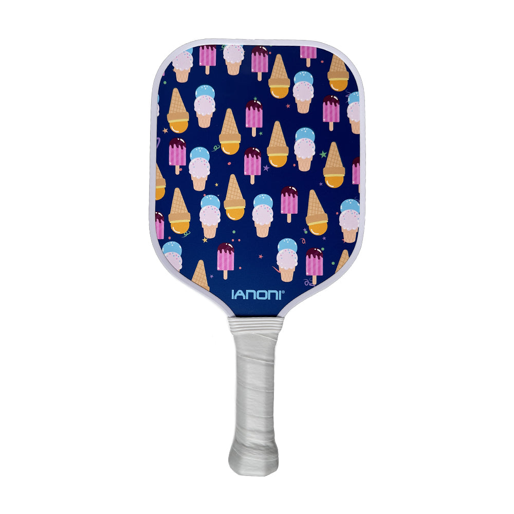 IANONI  Pickleball Paddle for Kids – Child Size Paddle for Children 12 and Under, Lightweight Polypropylene Core, Fiberglass Surface, Pickleball Paddle