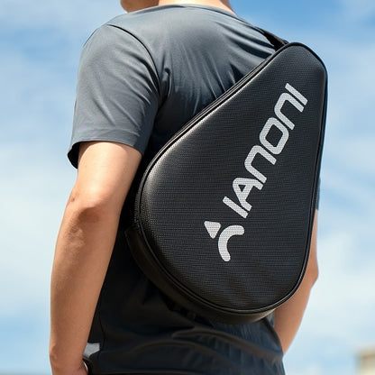 IANONI Leather Padel Bag Black High Quality
