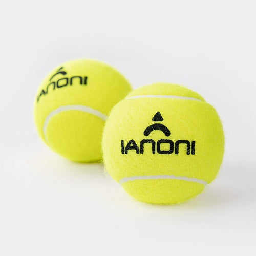 IANONI Padel Ball PRO S 57% Wool Black Pressurized Can, 3 Padel Balls, Professional Grade Balls