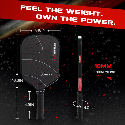 IANONI STRAK V1-P Pickleball Paddle – Red
