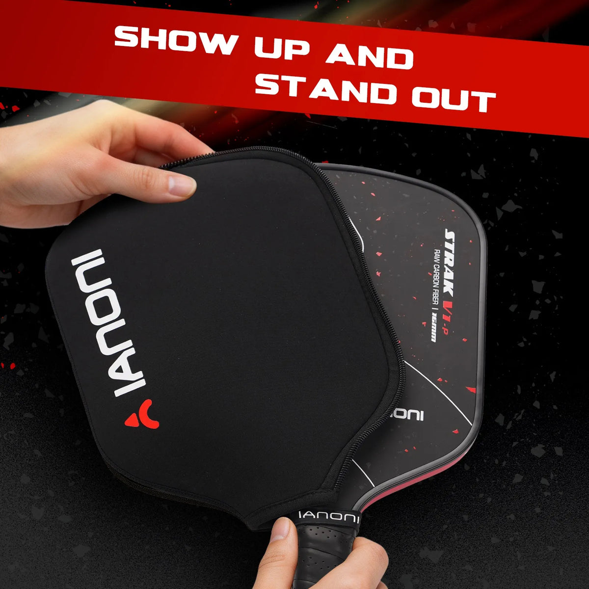 IANONI STRAK V1-P Pickleball Paddle – Red