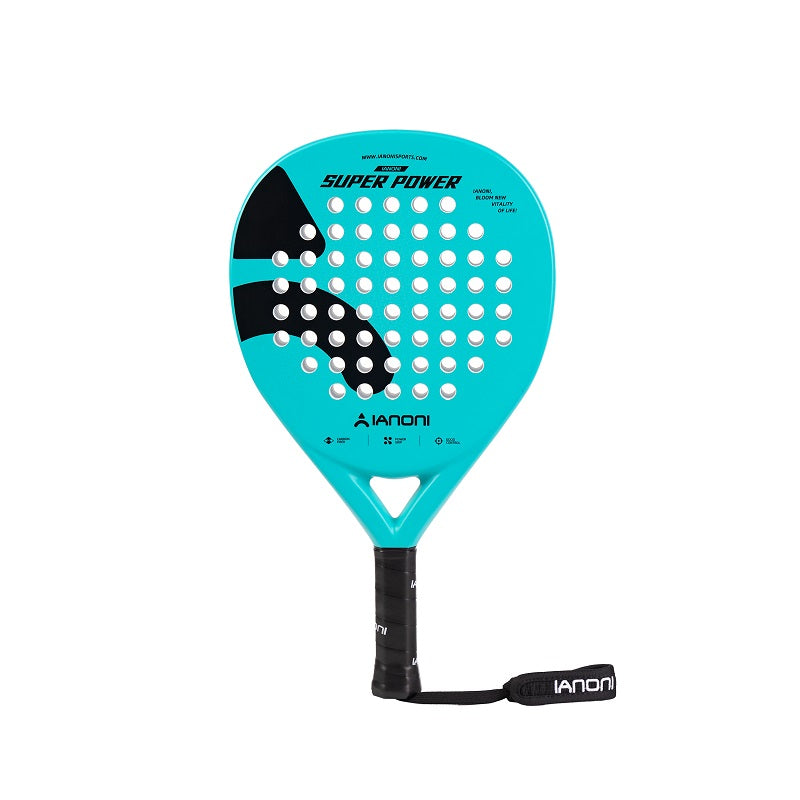 IANONI SUPER POWER Pink Carbon fiber 3D Surface Paddle Tennis Racket