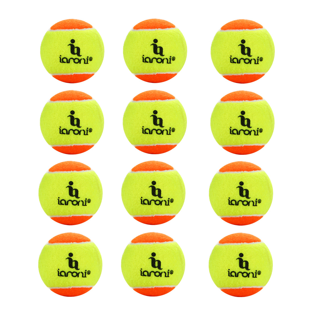 IANONI Beach Tennis Balls Training Practice Beach Tennis Racket Dedicated 12 Pack