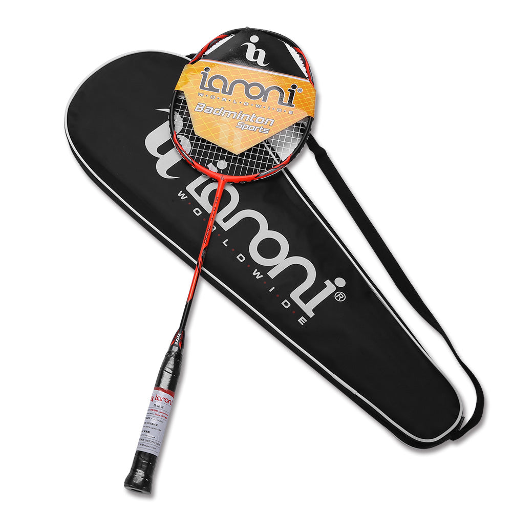 Premium Quality Carbon Fiber Badminton Set of 2 |Includes 2 Carbon Fiber Rackets,2 Overgrip,1 Carrying Bag