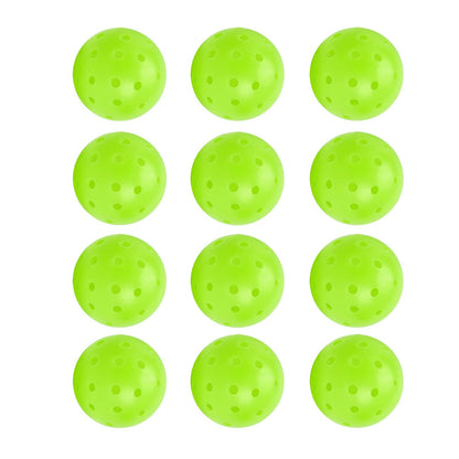 Outdoor Pickleballs (12 Pack) -Specifically Designed and Optimized for Pickleball